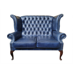 Sofa Uszak Chesterfield Lord Regent skóra Dubai 2 os.