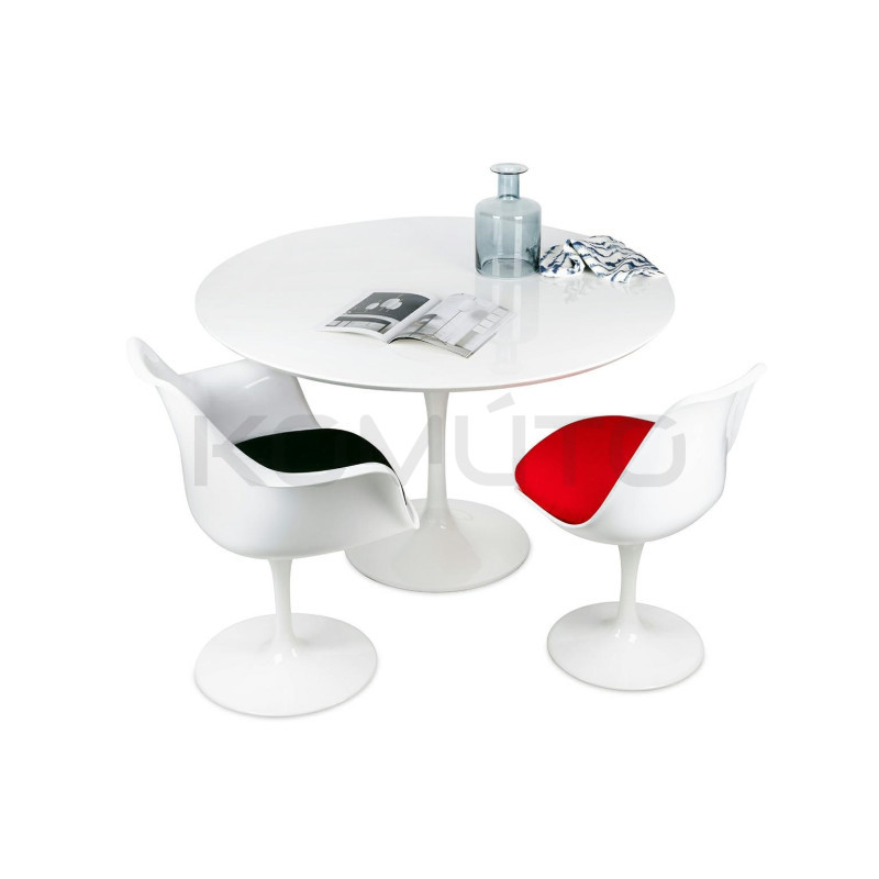 Okrągły Stół Inspirowany Projektem Tulip Premium 4 osobowy Okrągły Stół Inspirowany Projektem Tulip Premium 4 osobowy