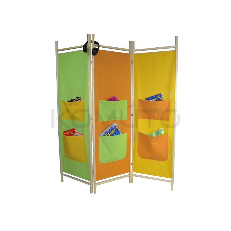 Parawan do przedszkola dziecięcy kieszenie | Komuto.pl