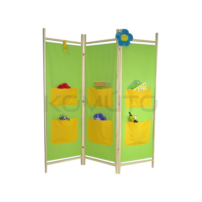 Parawan do przedszkola dziecięcy kieszenie | Komuto.pl
