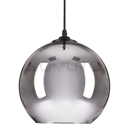 Lampa wisząca glamour srebrna chrom Mirror Bolla 25