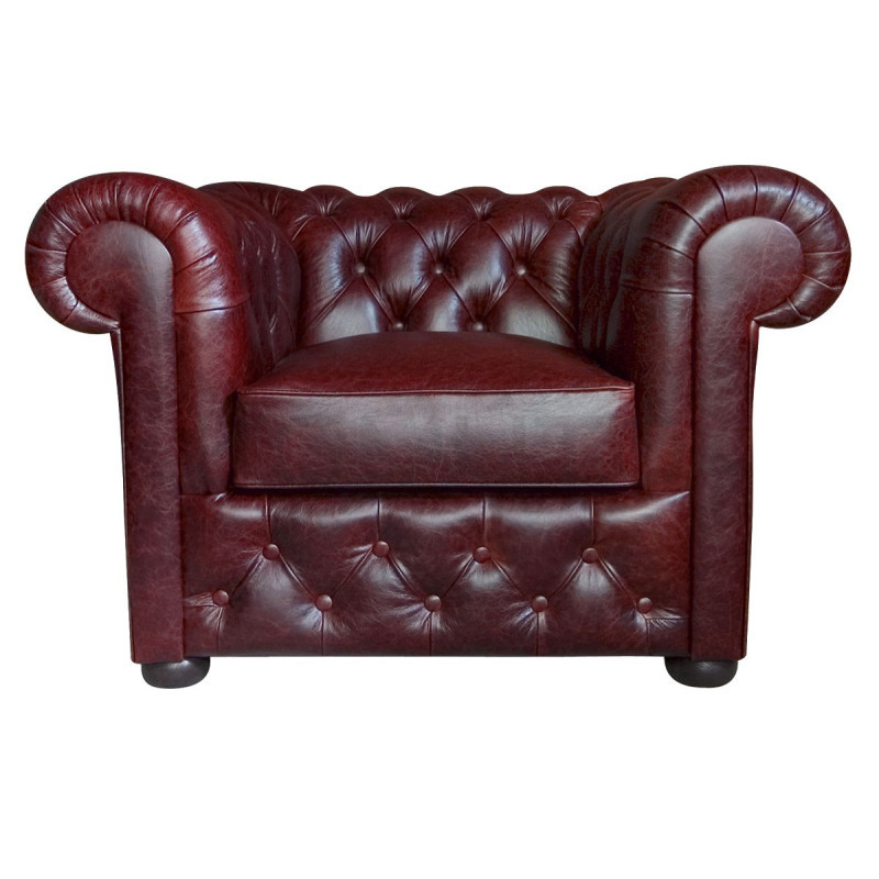 Fotel Chesterfield Classic skóra naturalna Dubai Fotel Chesterfield Classic skóra naturalna Dubai