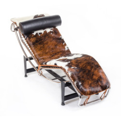 Szezlong inspirowany projektem LC4 Pony deignerska leżanka