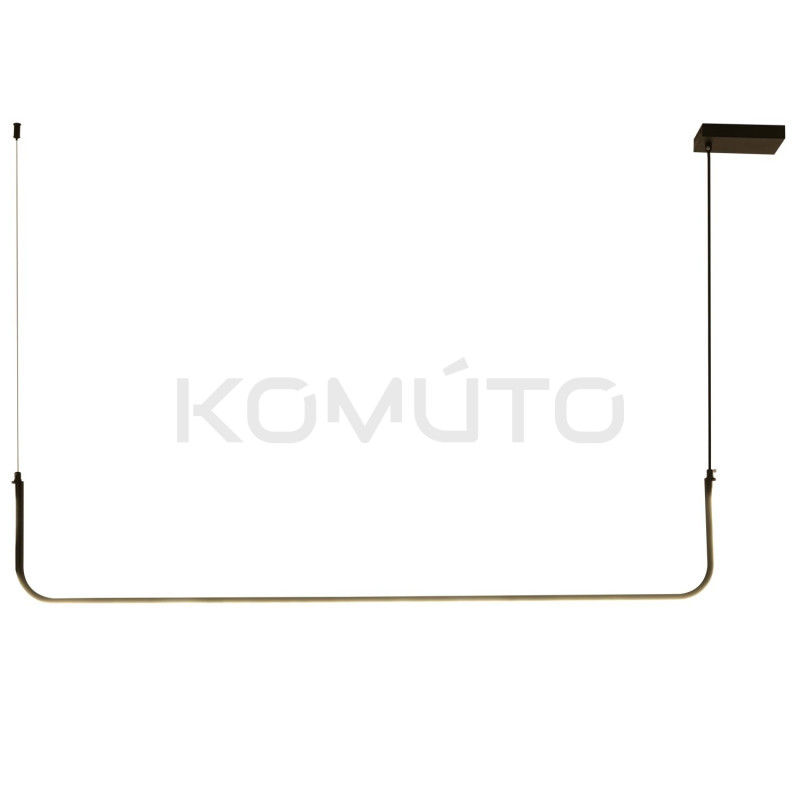 LAMPA WISZĄCA MINIMA-1 LED 120 czarna pozioma LAMPA WISZĄCA MINIMA-1 LED 120 czarna pozioma