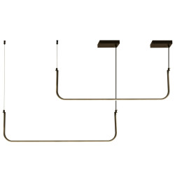 LAMPA WISZĄCA czarna MINIMA-2 LED 80