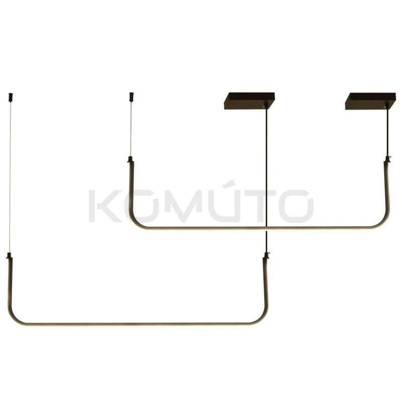 LAMPA WISZĄCA MINIMA-2 LED 80 pozioma podwójna 