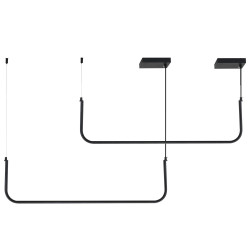 LAMPA WISZĄCA MINIMA-2 LED 80 pozioma podwójna  LAMPA WISZĄCA MINIMA-2 LED 80 pozioma podwójna