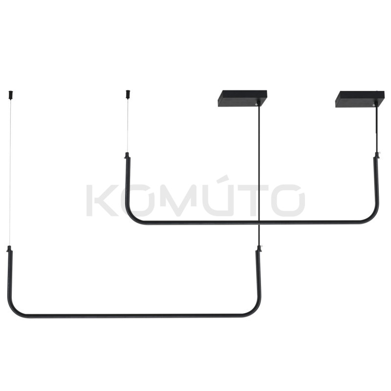 LAMPA WISZĄCA MINIMA-2 LED 80 pozioma podwójna  LAMPA WISZĄCA MINIMA-2 LED 80 pozioma podwójna