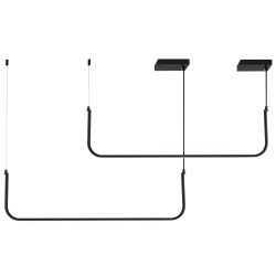 LAMPA WISZĄCA MINIMA-2 LED 80 pozioma podwójna  LAMPA WISZĄCA MINIMA-2 LED 80 pozioma podwójna