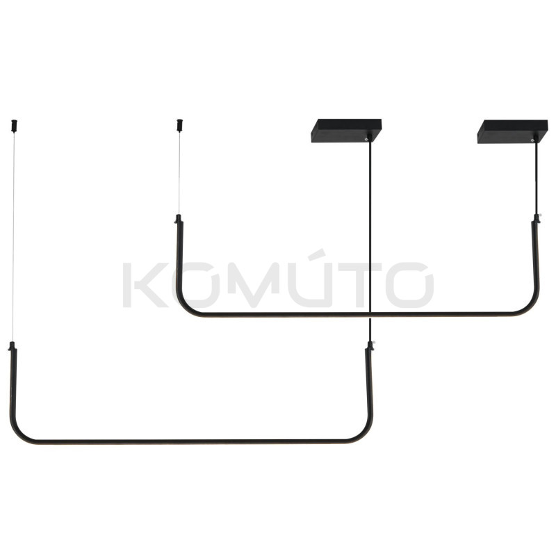 LAMPA WISZĄCA MINIMA-2 LED 80 pozioma podwójna  LAMPA WISZĄCA MINIMA-2 LED 80 pozioma podwójna