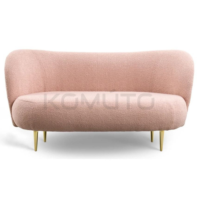 Sofa glamour nowoczesna na wysokich nóżkach Aldo 3 os.
