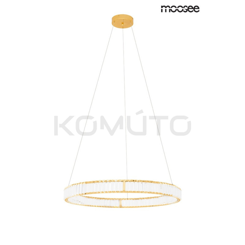 Lampa wisząca glamour LIBERTY 100 złota żyrandol kryształowy Lampa wisząca glamour LIBERTY 100 złota żyrandol kryształowy