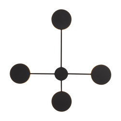 Kinkiet Shadow Clex 4 czarny nowoczesny dekoracyjny element Kinkiet Shadow Clex 4 czarny nowoczesny dekoracyjny element