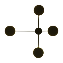 Kinkiet Shadow Clex 4 czarny nowoczesny dekoracyjny element Kinkiet Shadow Clex 4 czarny nowoczesny dekoracyjny element