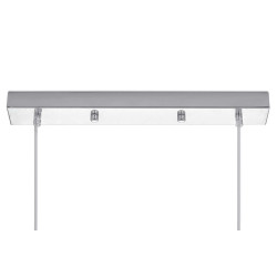 Podwójna lampa wisząca glamour MONETE złota lub srebrna