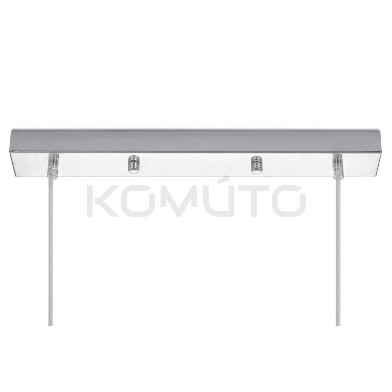 Podwójna lampa wisząca glamour MONETE złota lub srebrna