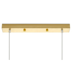 Podwójna lampa wisząca glamour MONETE złota lub srebrna