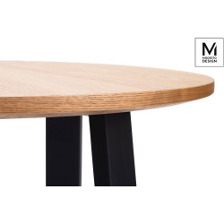 Okrągły Stół Tavolo 60 dąb czarna podstawa Okrągły Stół Tavolo 60 dąb czarna podstawa