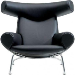 Fotel z podnóżkiem Wół Bauhaus inspirowany projektem OX CHAIR Fotel z podnóżkiem Wół Bauhaus inspirowany projektem OX CHAIR