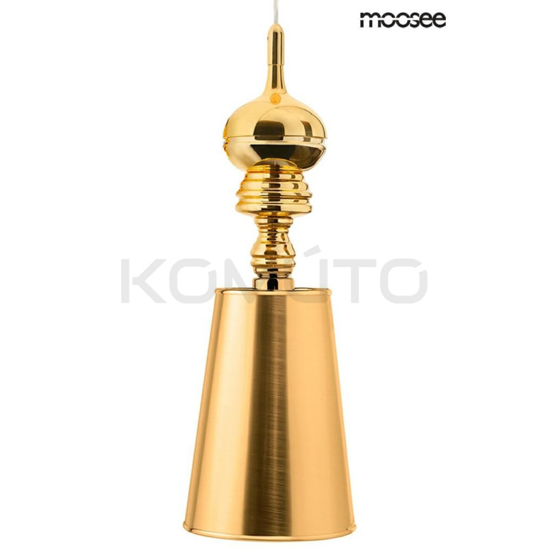 Lampa wisząca glamour Jose 20 złota w stylu glamour elegancka