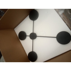 Kinkiet Shadow Clex 4 czarny nowoczesny dekoracyjny element Kinkiet Shadow Clex 4 czarny nowoczesny dekoracyjny element