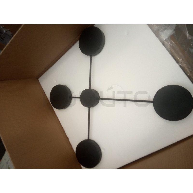 Kinkiet Shadow Clex 4 czarny nowoczesny dekoracyjny element Kinkiet Shadow Clex 4 czarny nowoczesny dekoracyjny element