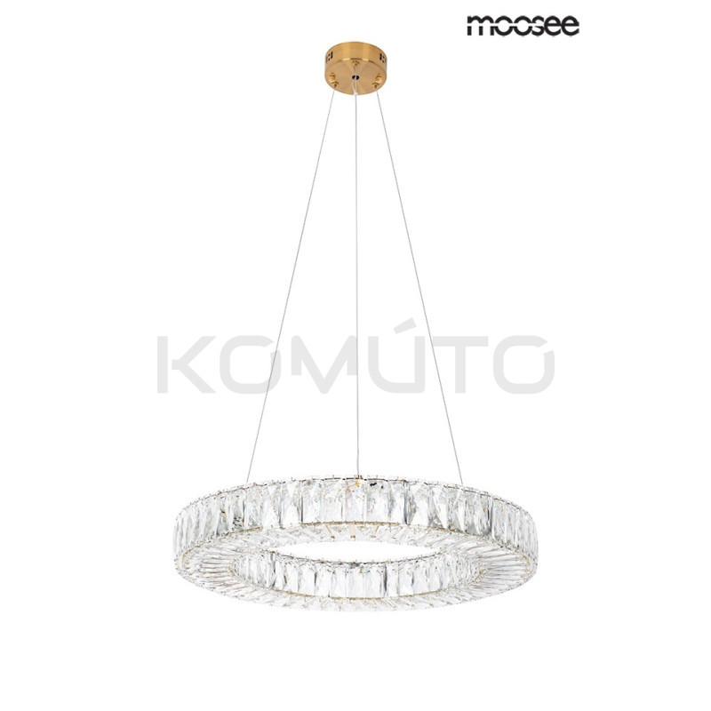 Lampa ALLISIA 60 – złoty blask i kryształowe detale