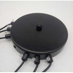 Lampa Ścienna kinkiet z włącznikiem Linea 6 Wall czarna 