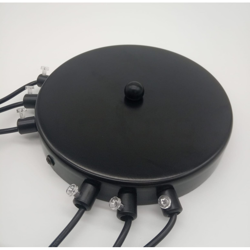 Lampa Ścienna kinkiet z włącznikiem Linea 6 Wall czarna 