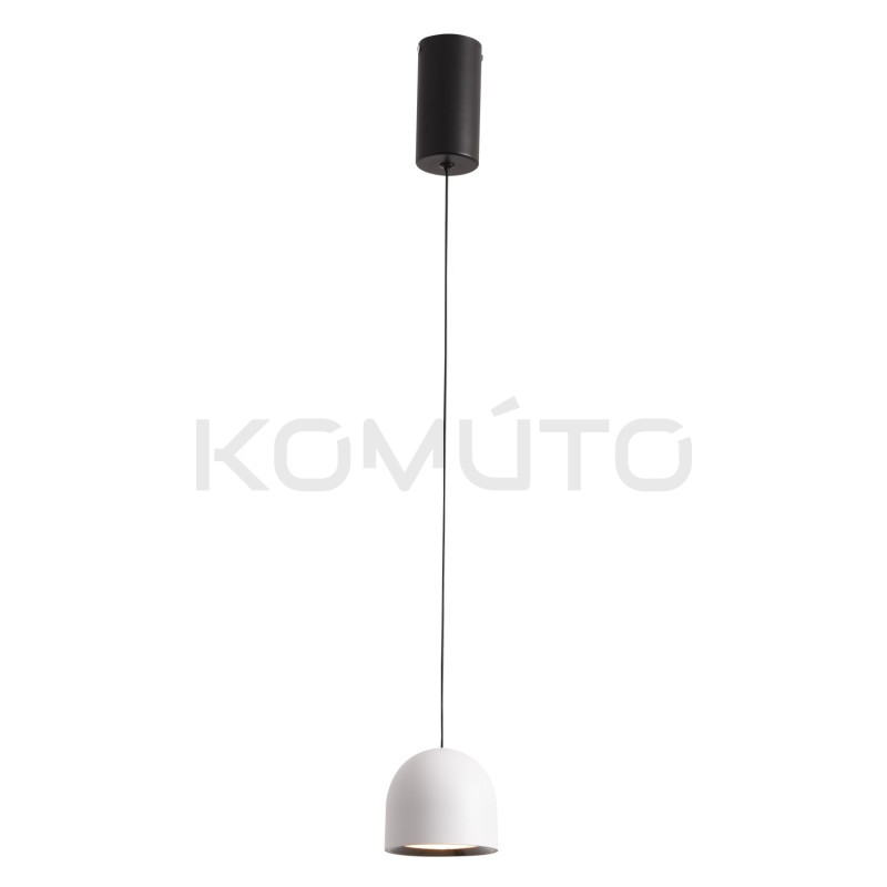 Lampa wisząca  mała Petite Matt kolor biały czarny matowy Lampa wisząca  mała Petite Matt kolor biały czarny matowy