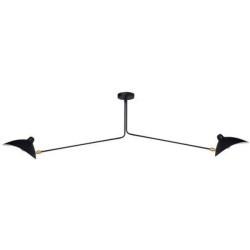 Lampa czarna Raven CRANE-2P DWURAMIENNA 182