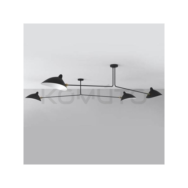 Lampa Raven CRANE-2P DWURAMIENNA 182 CZARNA sufitowa Lampa Raven CRANE-2P DWURAMIENNA 182 CZARNA sufitowa