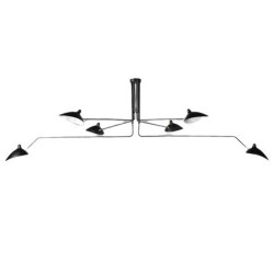 Lampa Raven CRANE-6P SZEŚCIORAMIENNA 280 CZARNA