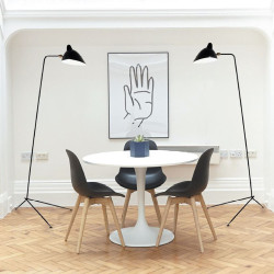 Lampa podłogowa Raven CRANE-1F CZARNA nowoczesna loftowa Lampa podłogowa Raven CRANE-1F CZARNA nowoczesna loftowa