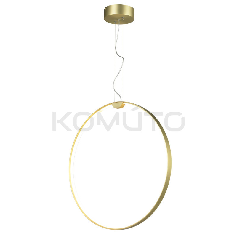 lampa złoty okrąg w pionie  led ACIRCULO 60 