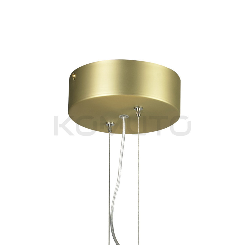 Lampa wisząca okrąg led ACIRCULO 74 złota do sypialni Lampa wisząca okrąg led ACIRCULO 74 złota do sypialni