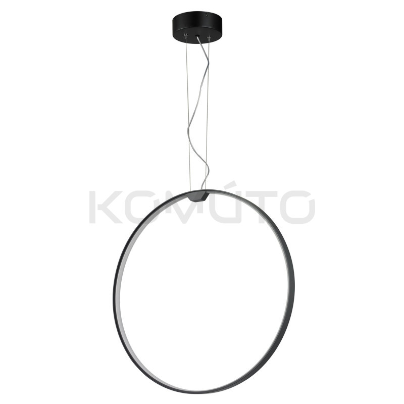 Lampa wisząca geometryczna okrąg led ACIRCULO 50 czarna