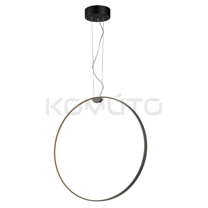 Lampa wisząca geometryczna okrąg led ACIRCULO 50 czarna Lampa wisząca geometryczna okrąg led ACIRCULO 50 czarna
