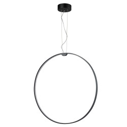 Lampa wisząca geometryczna led ACIRCULO 74 czarna