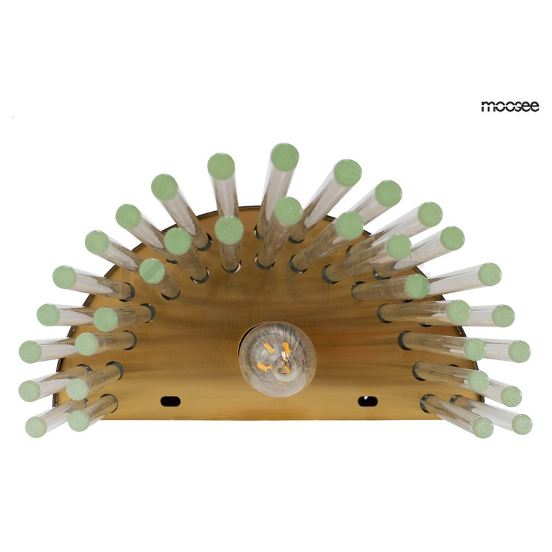 Kinkiet glamour FLORENS S kryształowe pałeczki złota opaska Kinkiet glamour FLORENS S kryształowe pałeczki złota opaska