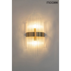 Kinkiet glamour FLORENS S kryształowe pałeczki złota opaska Kinkiet glamour FLORENS S kryształowe pałeczki złota opaska