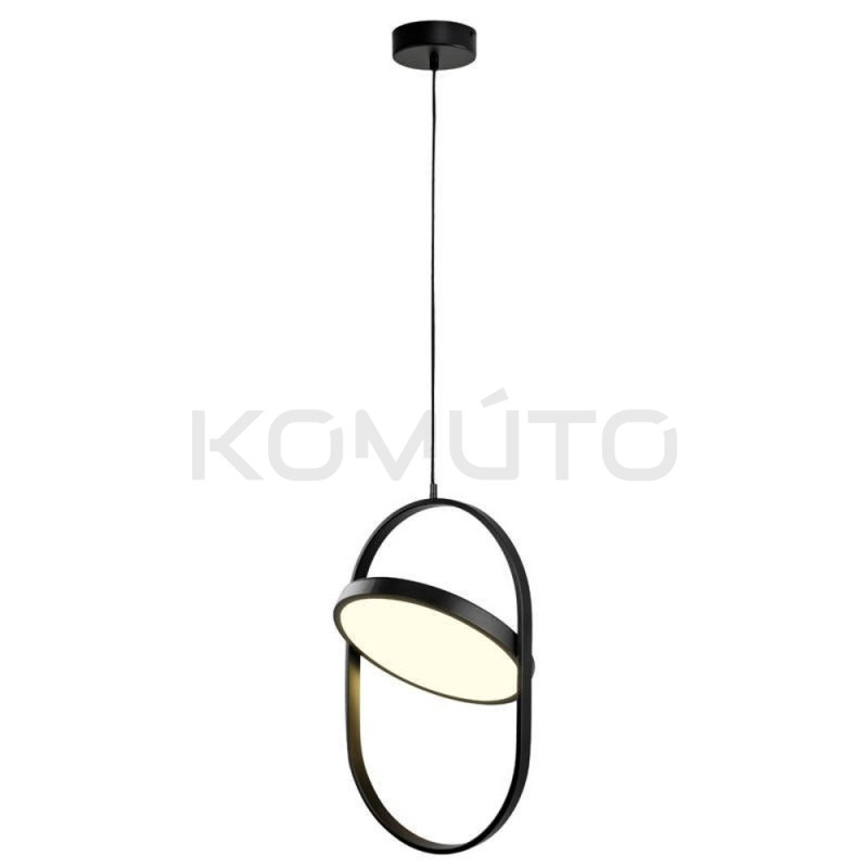 Lampa wisząca geometryczna Spinner ELIPSE 38 regulowana