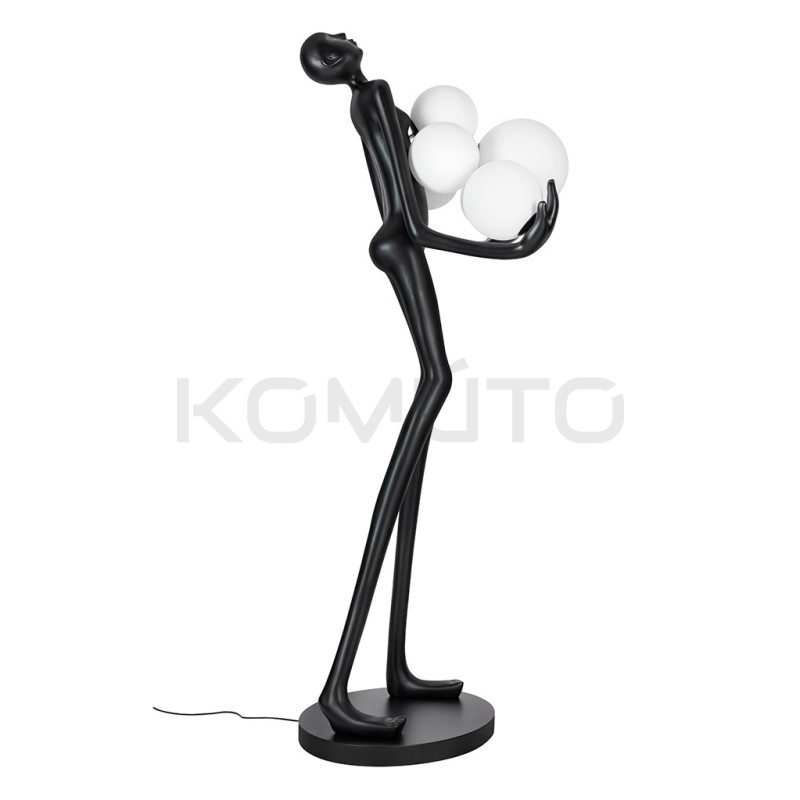 Lampa stojąca rzeźba Człowiek Human Lampa stojąca rzeźba Człowiek Human