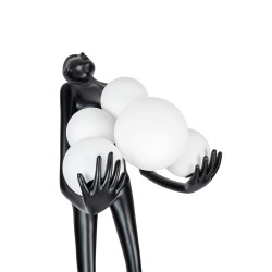 Lampa stojąca rzeźba Człowiek Human Lampa stojąca rzeźba Człowiek Human
