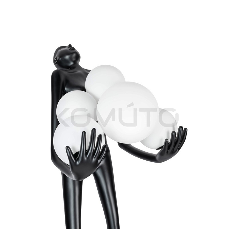 Lampa stojąca rzeźba Człowiek Human Lampa stojąca rzeźba Człowiek Human