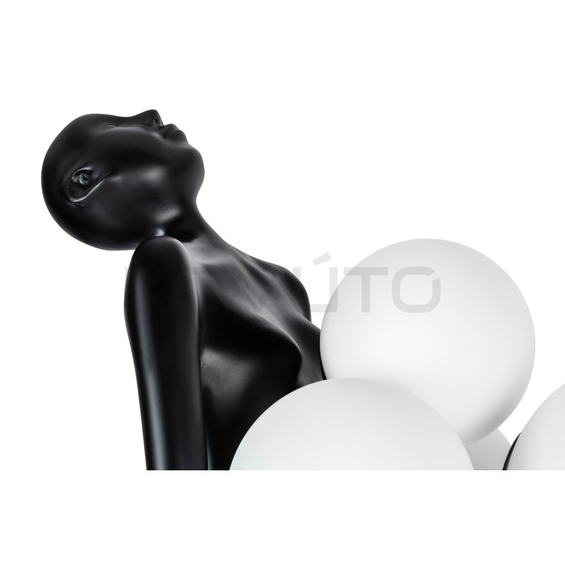 Lampa stojąca rzeźba Człowiek Human Lampa stojąca rzeźba Człowiek Human