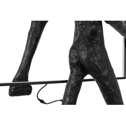 Lampa stojąca rzeźba Człowiek z kwadratem Human square Lampa stojąca rzeźba Człowiek z kwadratem Human square