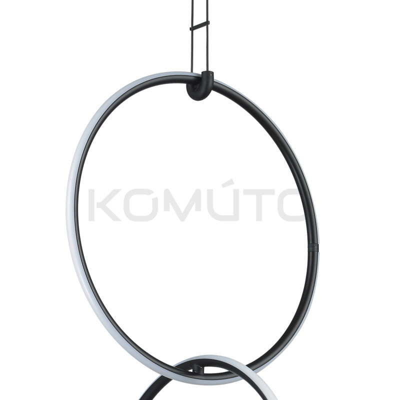 Pionowa lampa z 3 okręgów świecących led CIRCULO COCO obręcze Pionowa lampa z 3 okręgów świecących led CIRCULO COCO obręcze