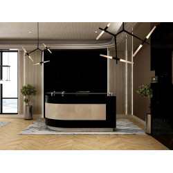 Lampa Wisząca glamour Candelabr 6 złota geometryczna nowoczesna