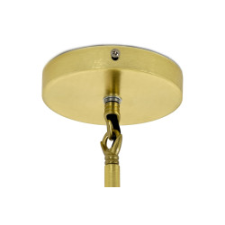 Lampa Wisząca glamour Candelabr 6 złota geometryczna nowoczesna